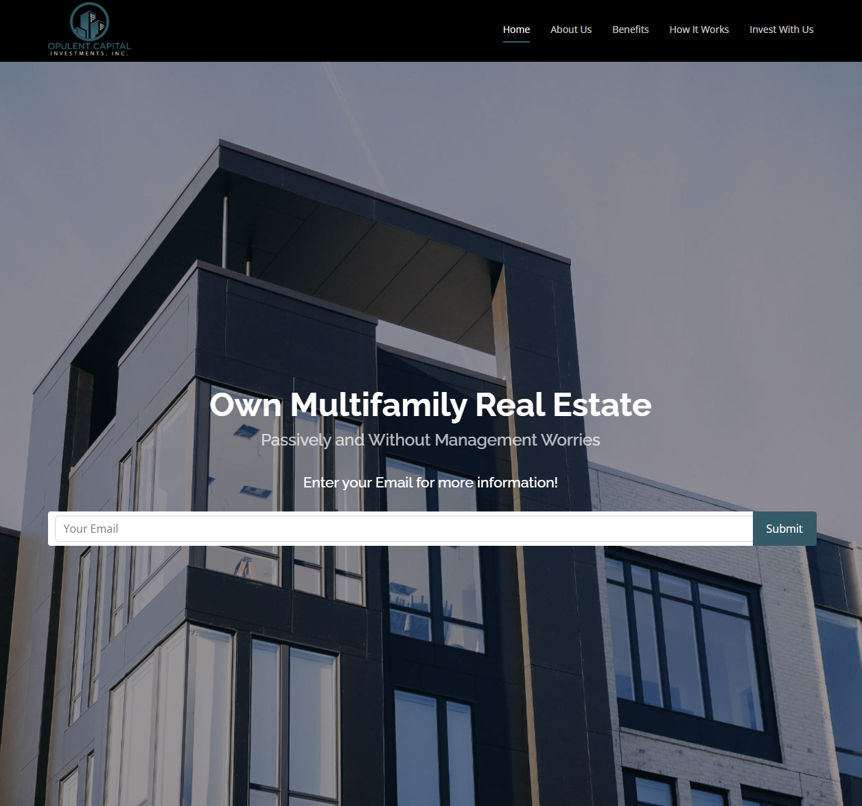 Opulent Capital Investments Inc. Website